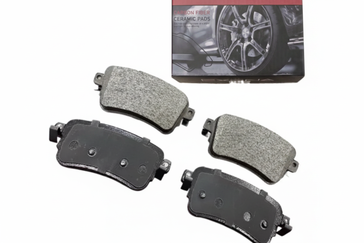 Expert rear brake pads, carbon fiber ceramic
