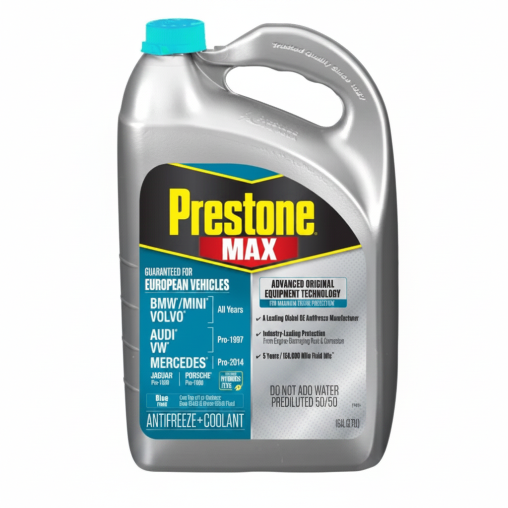 Preston Blue 50/50 Radiator Coolant, Made in the USA