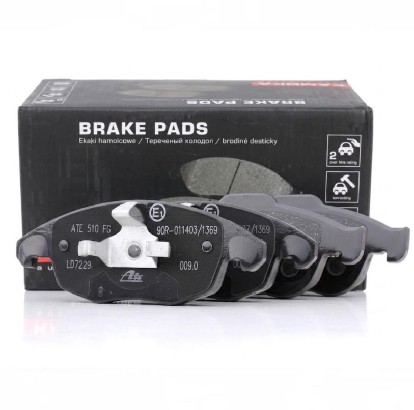 Front brake pads for Partner petrol engine