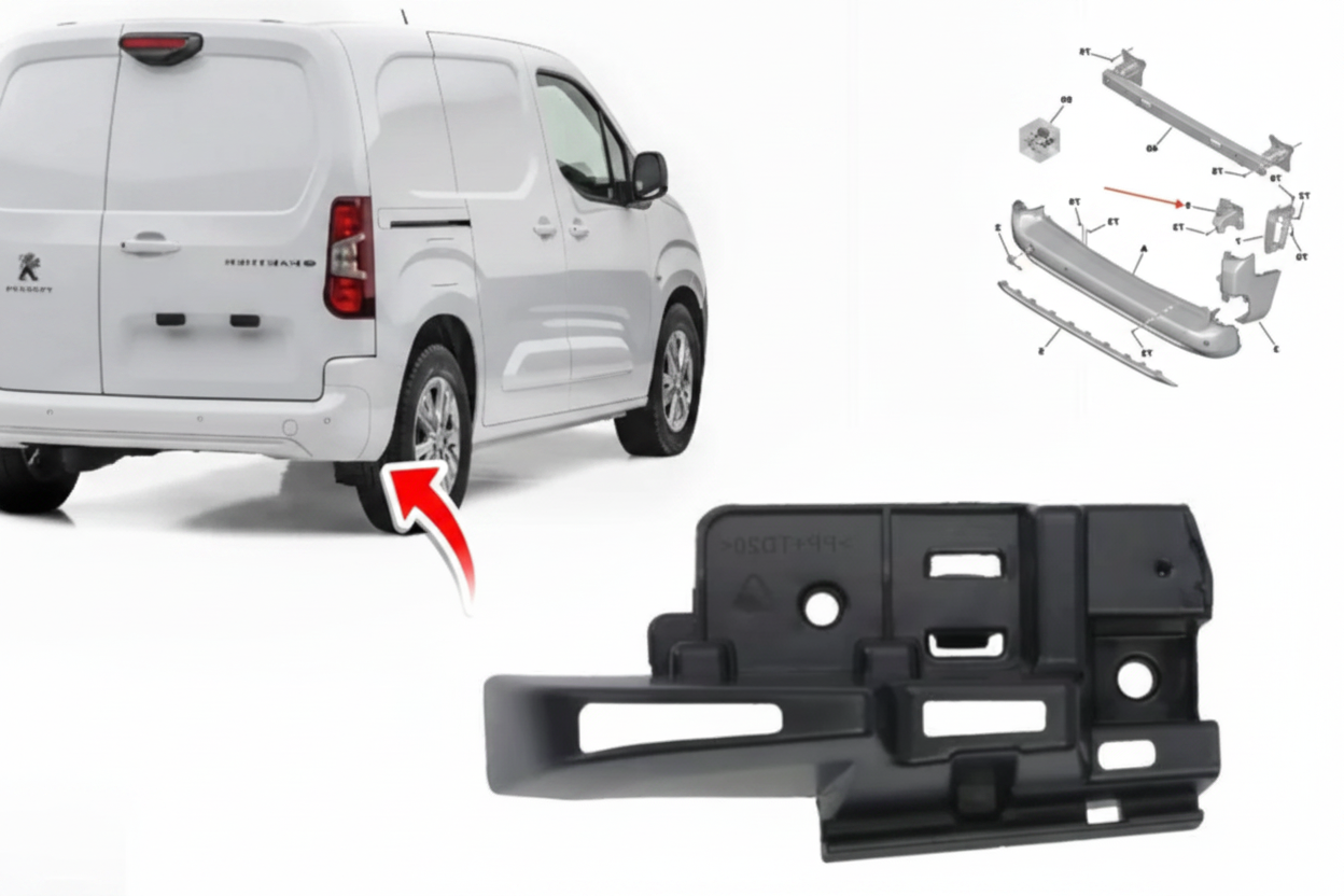 Partner rear right bumper base, we gained