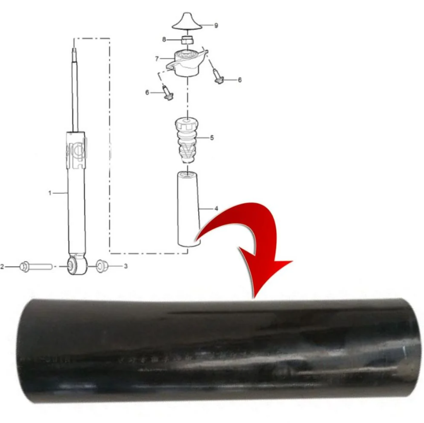 MG5 auxiliary dust cover (commercial)
