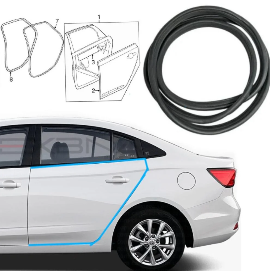 Left rear door air insulator seal - Genuine MG5