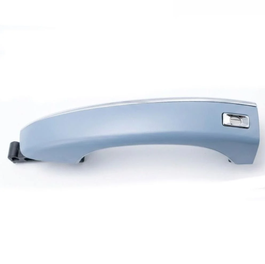 Left exterior door handle with fingerprint (nickel) - MG5