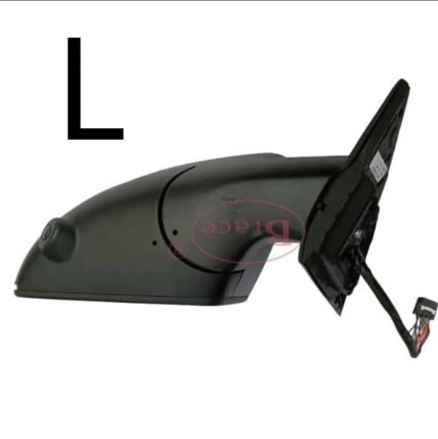 MG5 black full option rearview mirror with left camera (MG5 replica)