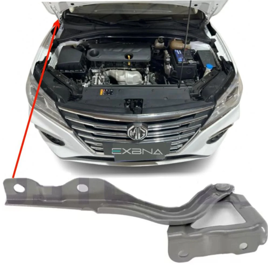 --MG5 hood hinges, right side