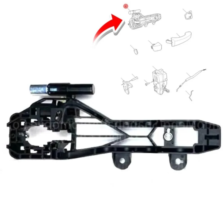 MG5 door handle, outer rear right, original