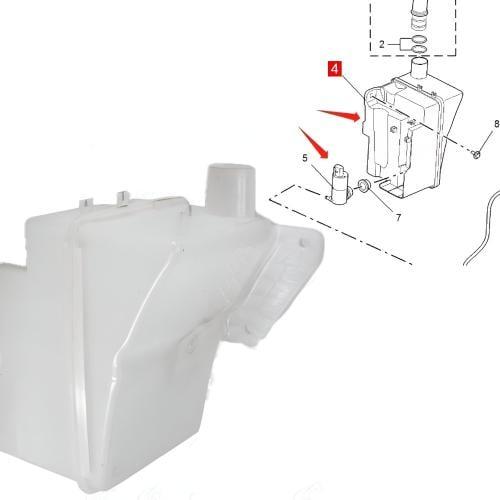MG6 Wiper Reservoir Without Pipe And Pump