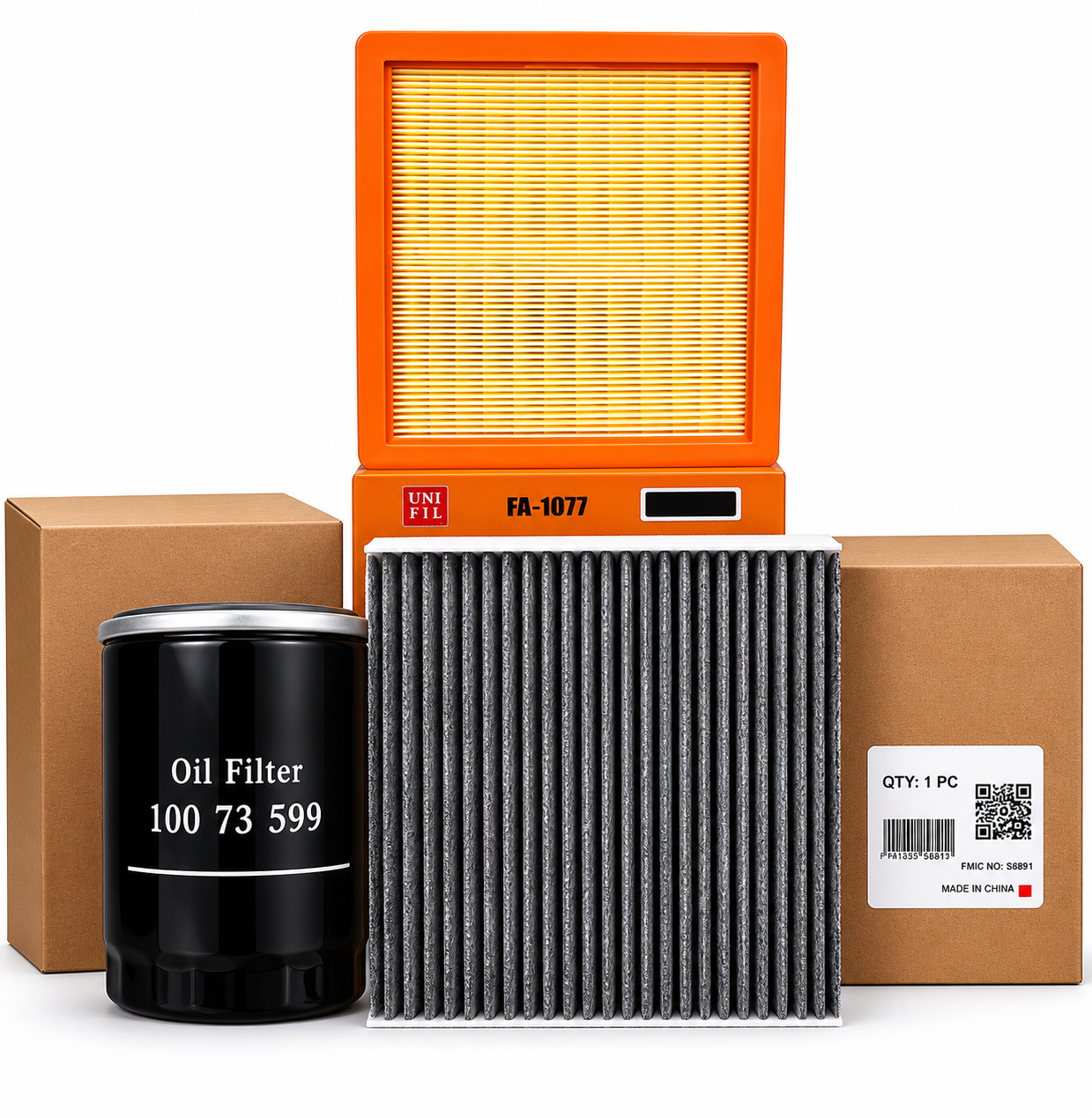MG5 Oil, Air, and Air Conditioner Filter Package