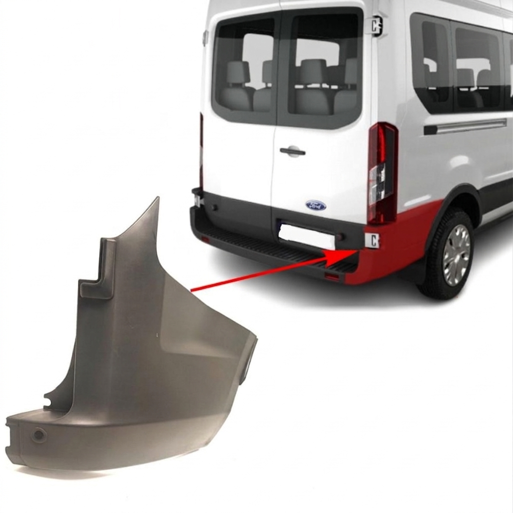 Ford Transit Rear Bumper Corner, Right