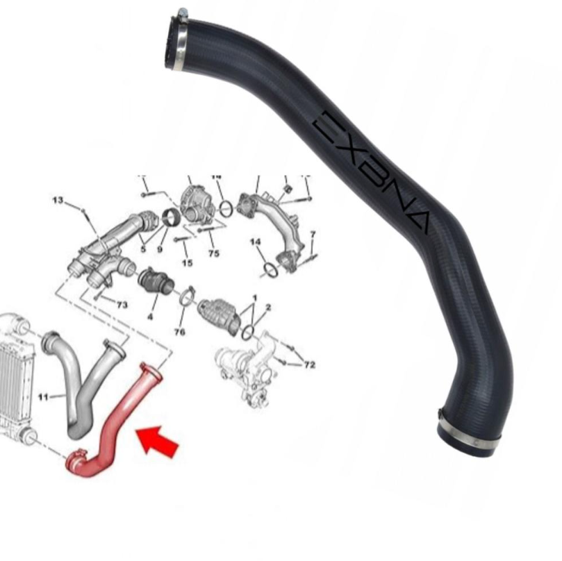 ---Turbo Partner Diesel Lower Hose, Expna Company