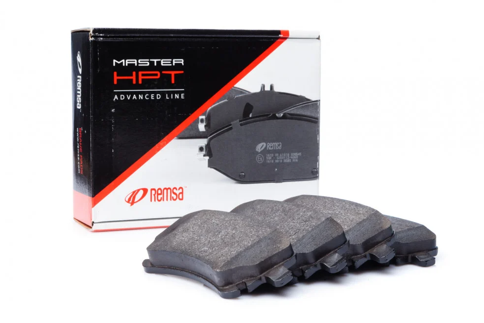 Rear brake pads for Peugeot Partner (Ramsa brand, handbrake wire)