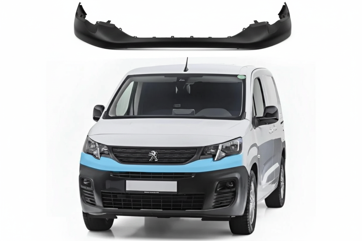 Upper Bumper Frame for Peugeot Partner - Rifter (Black)