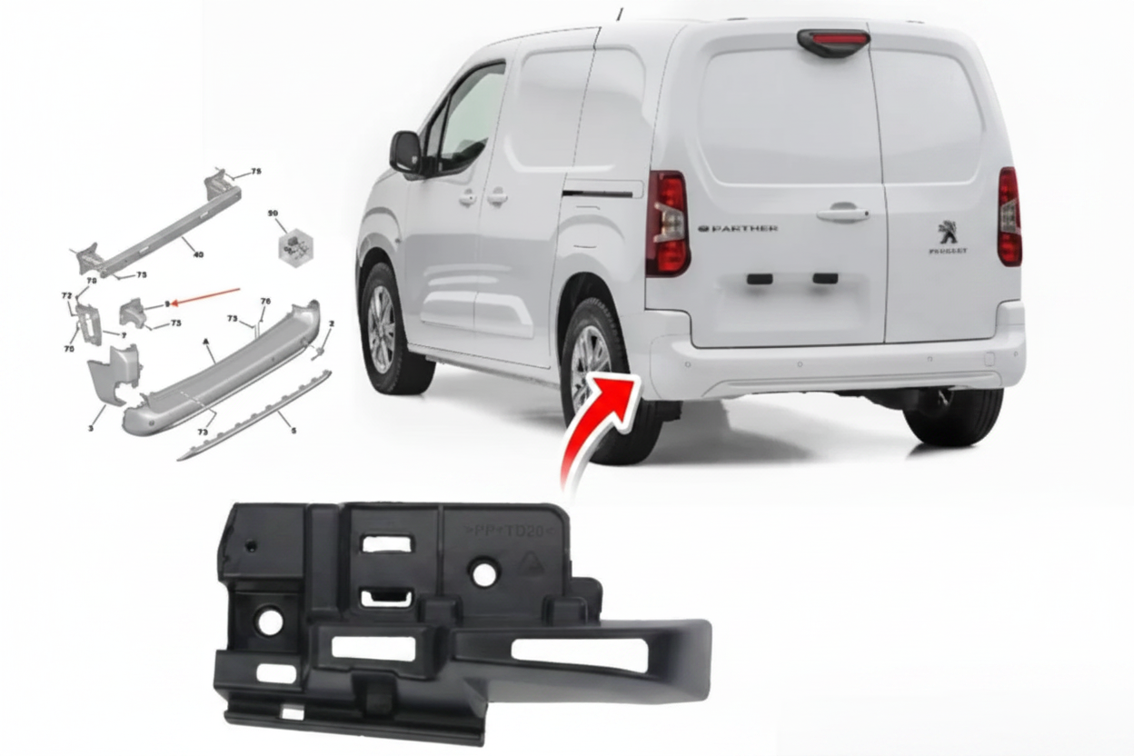 Partner rear left bumper base, we gained