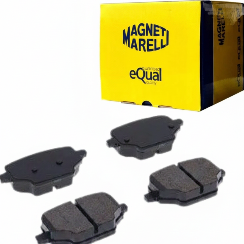 New Partner+Dublo rear diesel brake pads (handle wire)