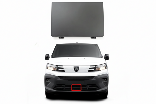 New front bumper center cover for Partner 2025+ (W120) - Agency