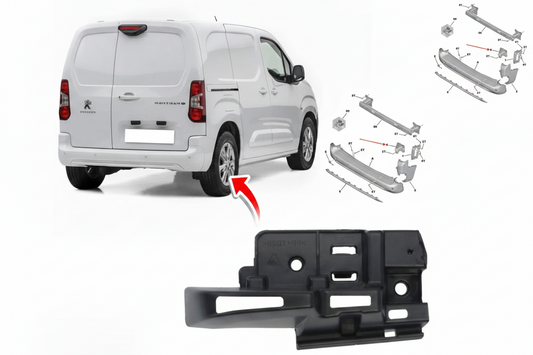 Taiwanese Partner rear right bumper base