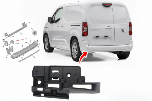 Taiwanese Partner rear left bumper base