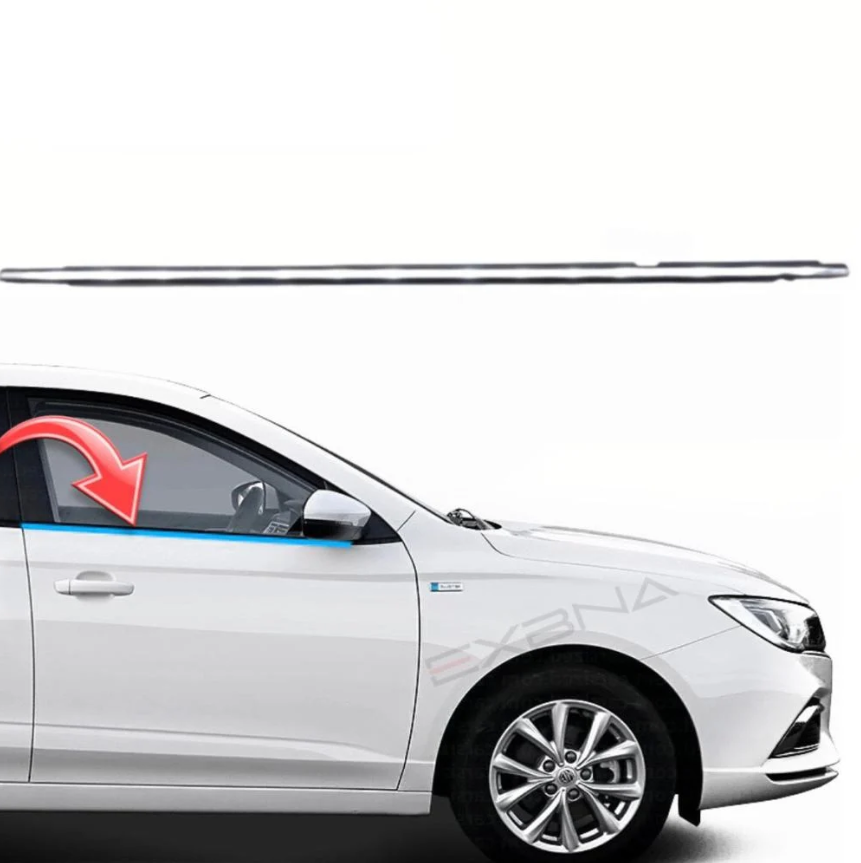 --Right front glass, nickel finish - MG5 MG-GT (original)