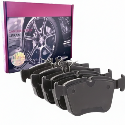 MG5 Rear Brake Pads 2019-2020, Carbon Fiber Ceramic, Three-Month Warranty Against Noise or Any Problem