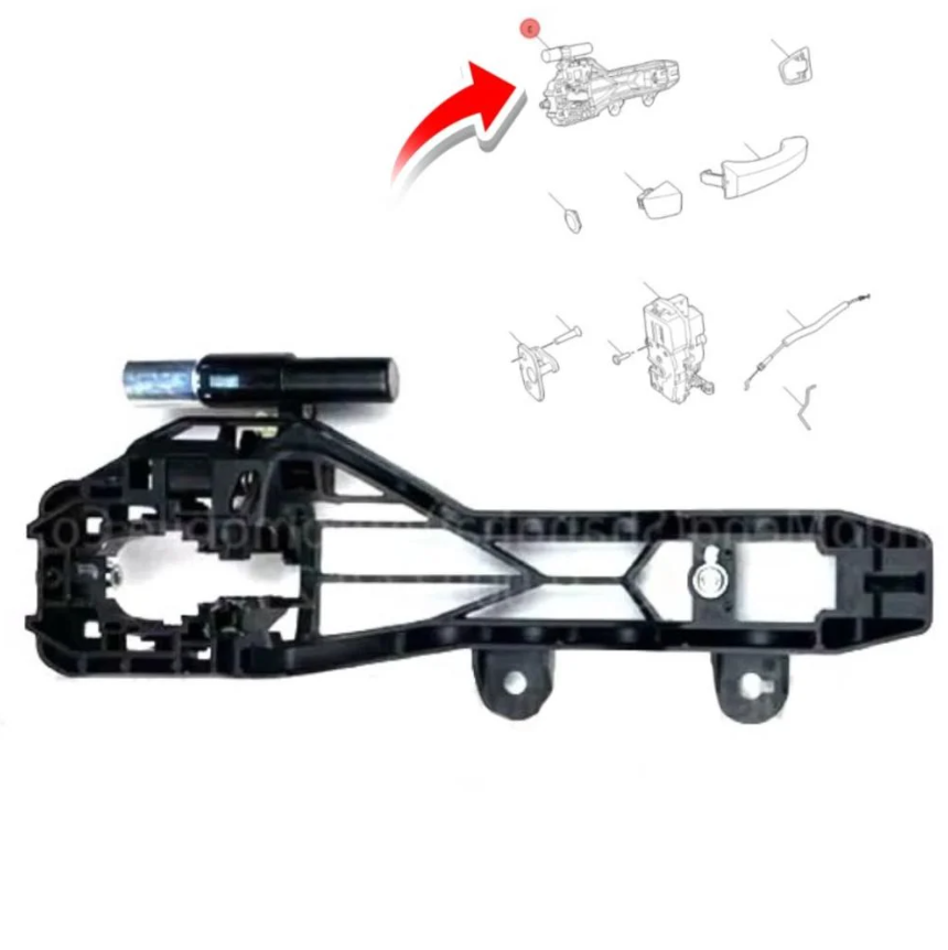 Genuine MG5 front right exterior door handle bracket