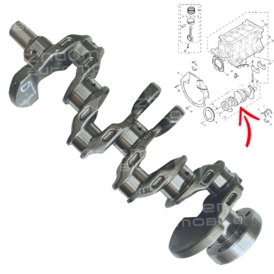 Replica MG5 crankshaft