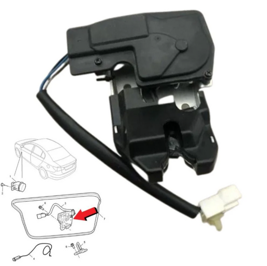 MG5 trunk door lock replica