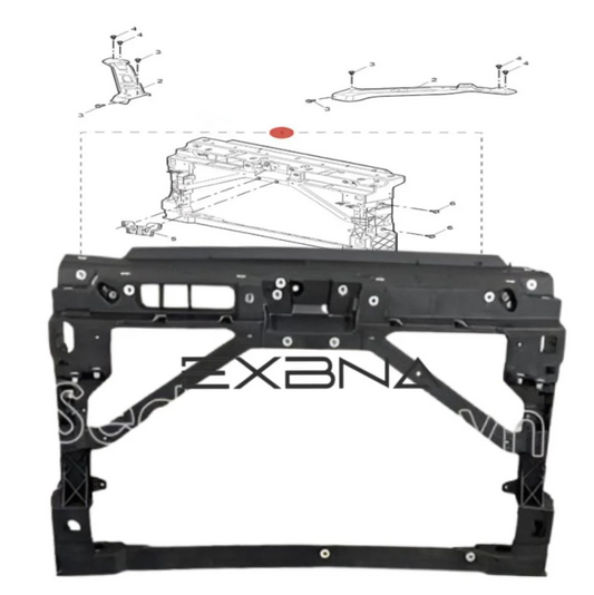 MG5 front panel plate