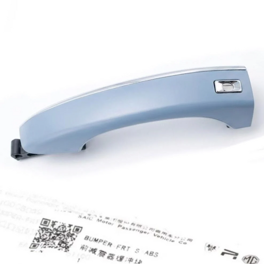 Left exterior door handle with fingerprint sensor (nickel) - Genuine MG5