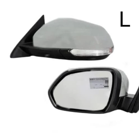 MG5 white full option rearview mirror with left camera (MG5 replica)