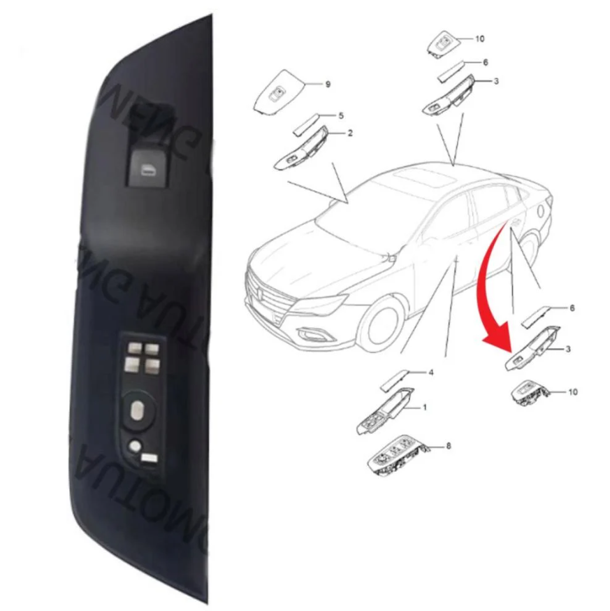 Genuine MG5 rear left window switch