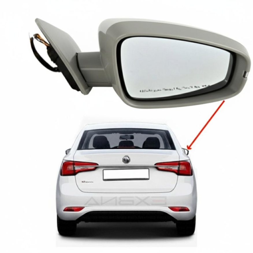 --MG5 right side mirror, gray, exact replica