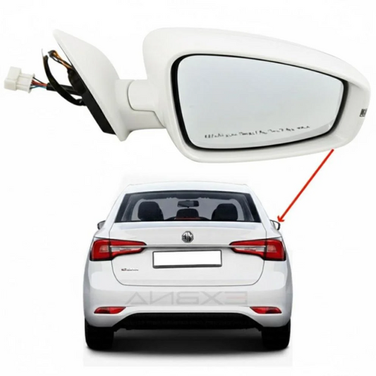--MG5 right side mirror, white, exact replica