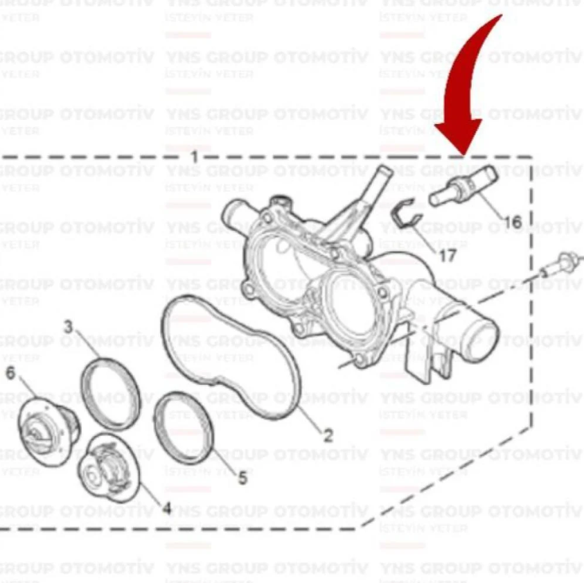 Temperature Sensor - MG-HS, MG-ZS, MG-GT, MG 6, MG 5 Original
